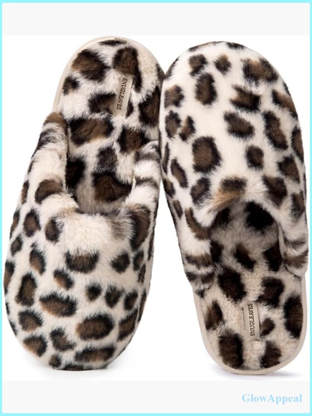Women's Fuzzy Memory Foam Scuff Slippers Non-slip Indoor House Shoes